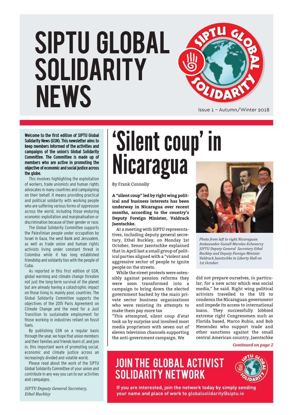 'Silent Coup' in Nicaragua