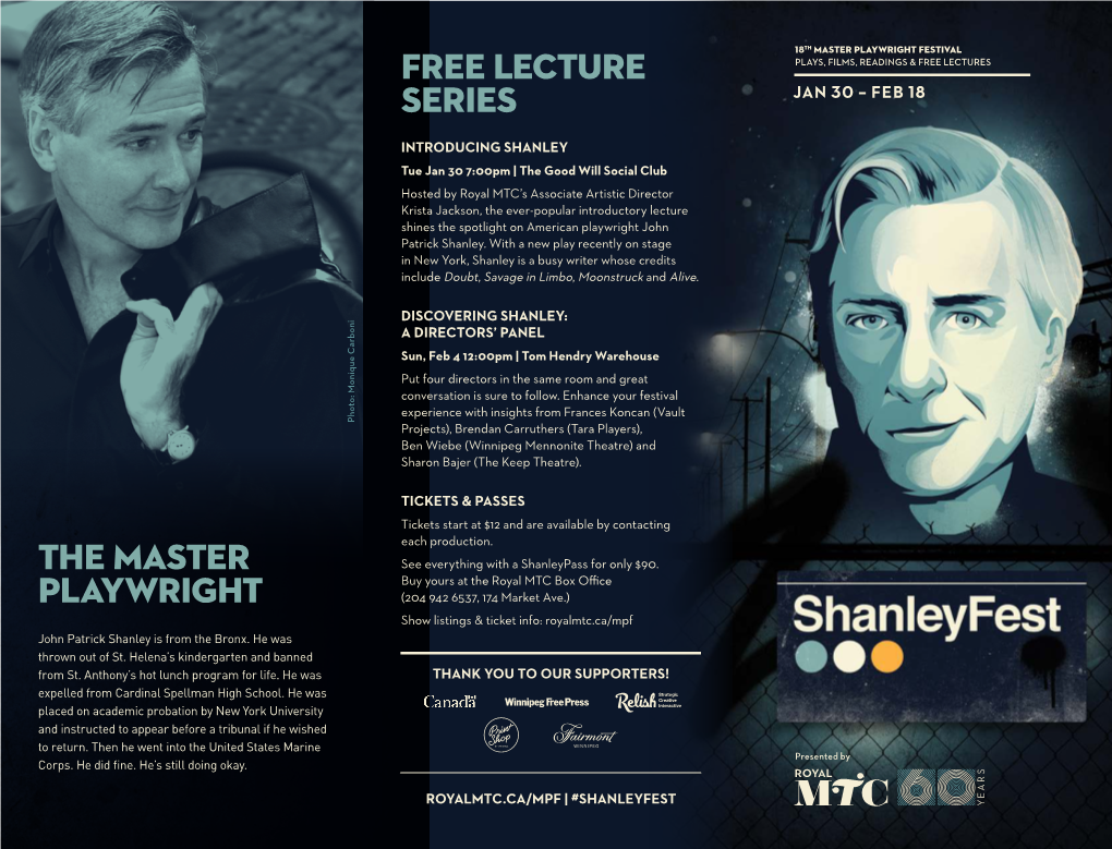 Shanleyfest Brochure