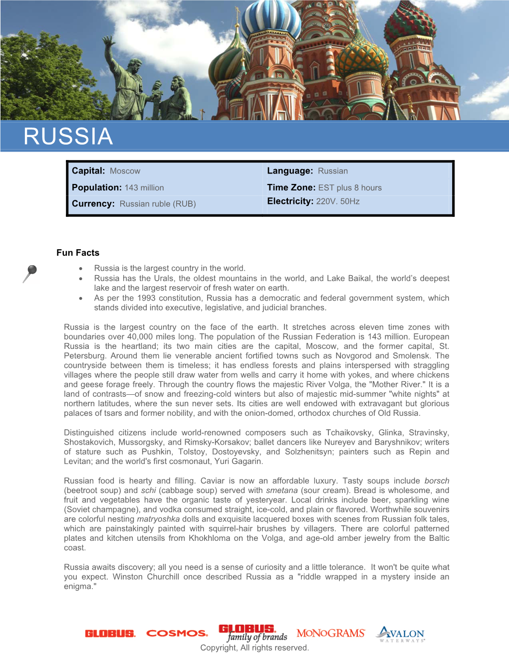 Russia Travel Tips