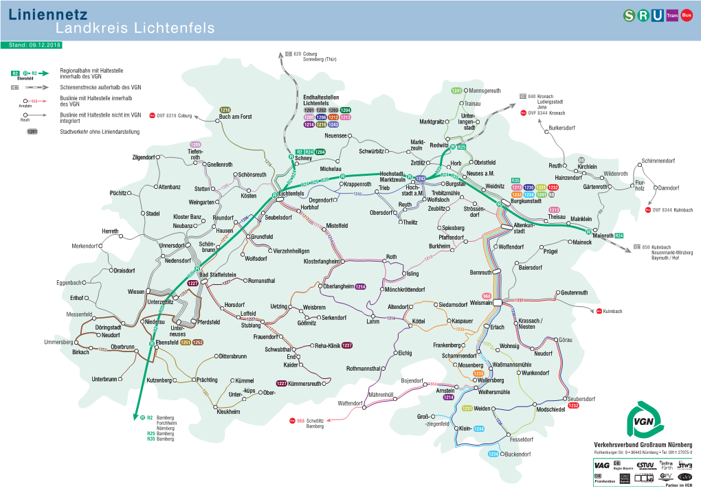 Liniennetz Landkreis Lichtenfels