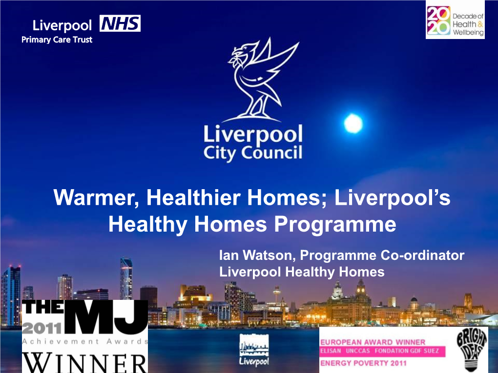 Liverpool's Healthy Homes Programme