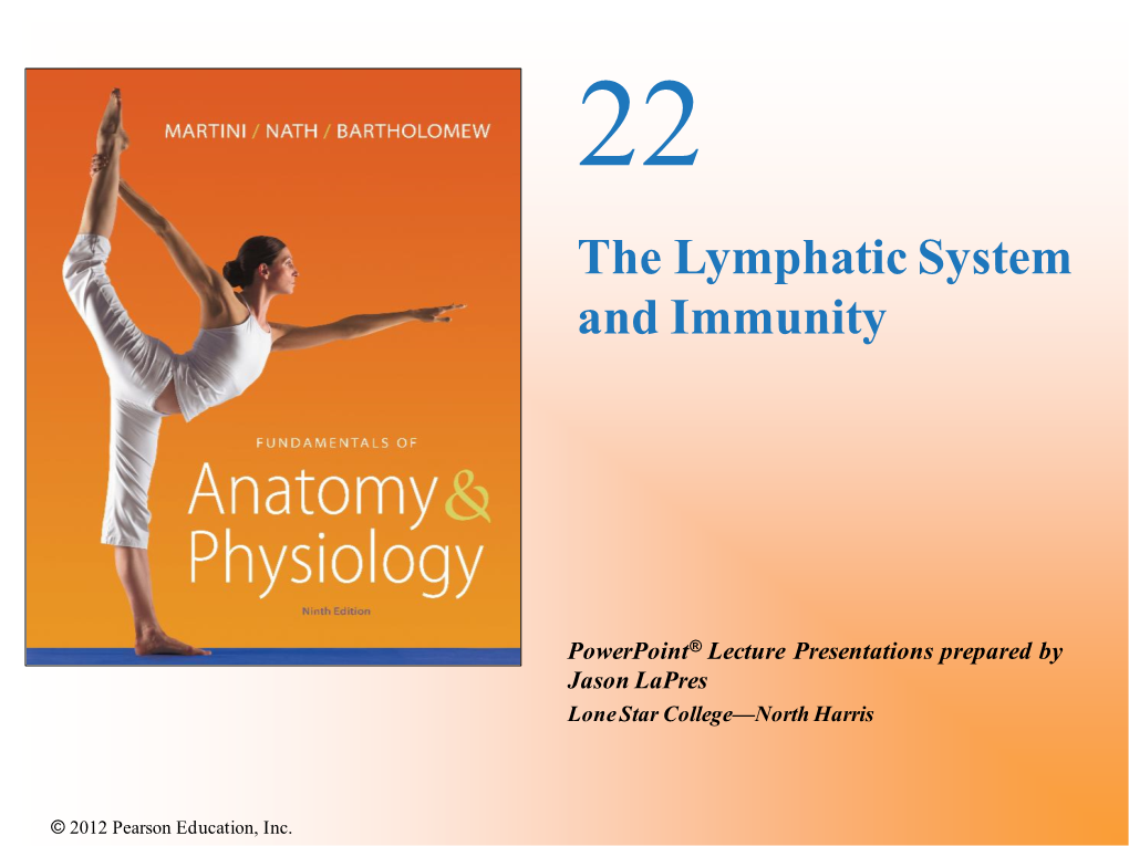 The Lymphatic System and Immunity