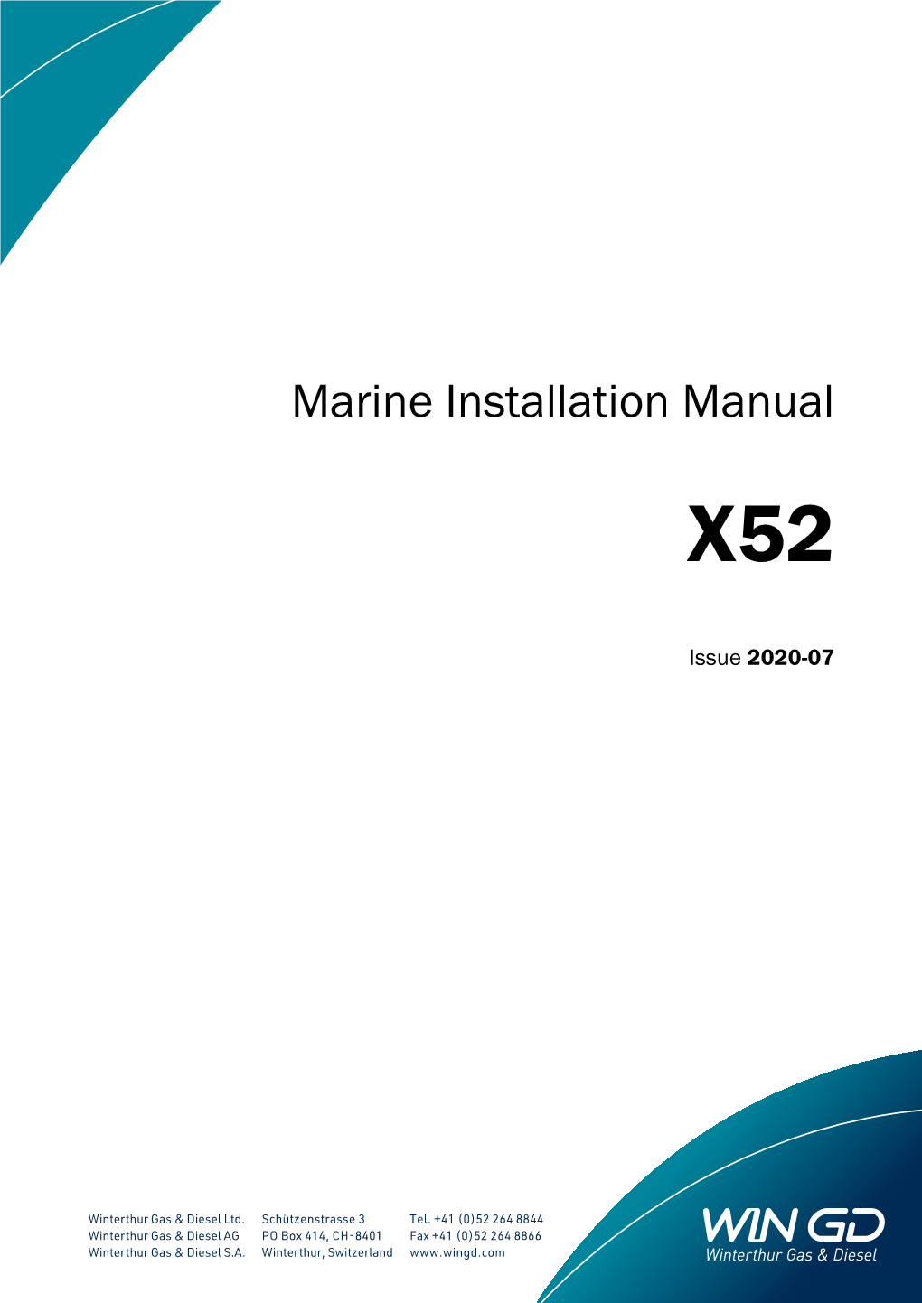 Marine Installation Manual X52