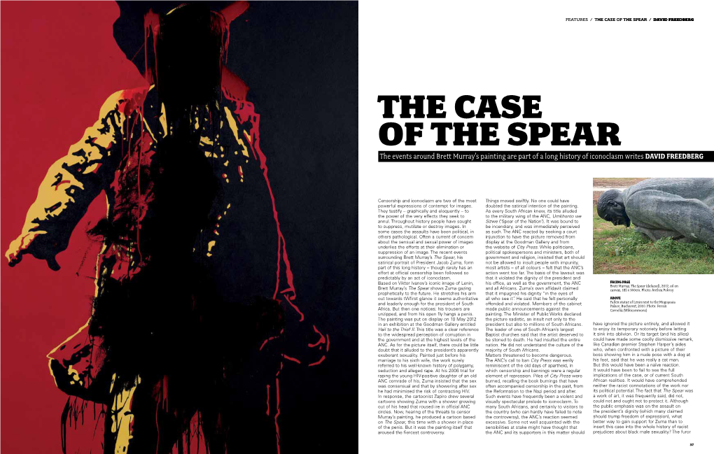 The Case of the Spear / David Freedberg