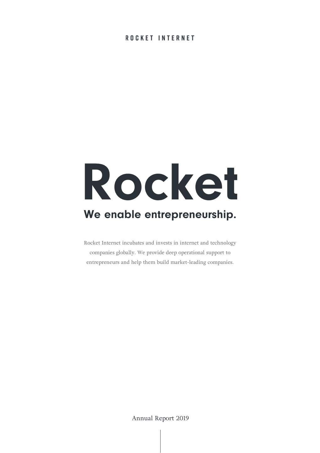 Rocket Internet Annual Report 2019