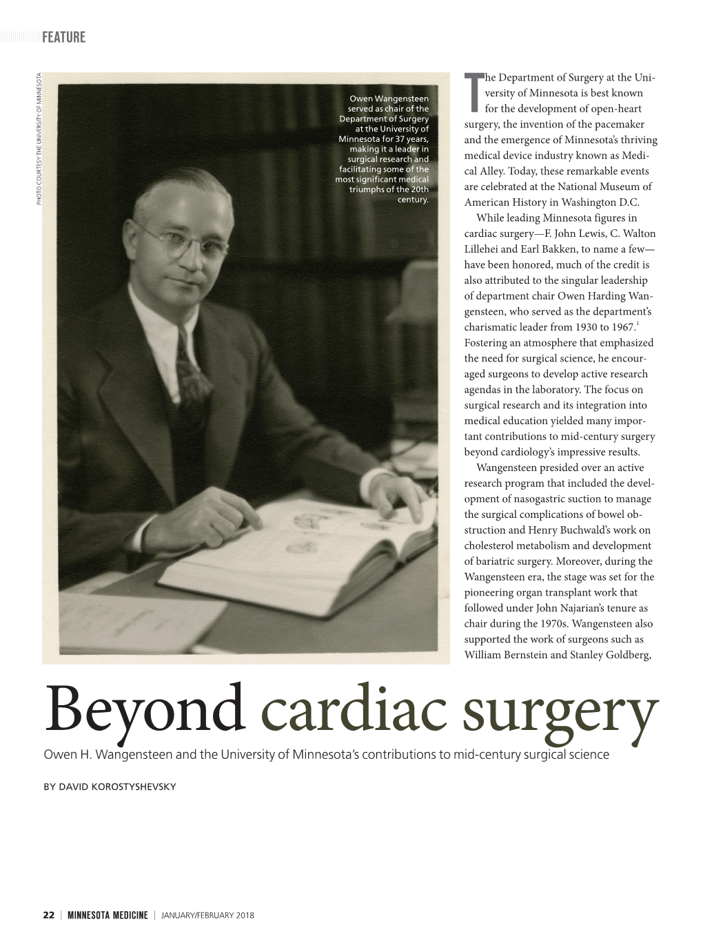 Beyond Cardiac Surgery Owen H