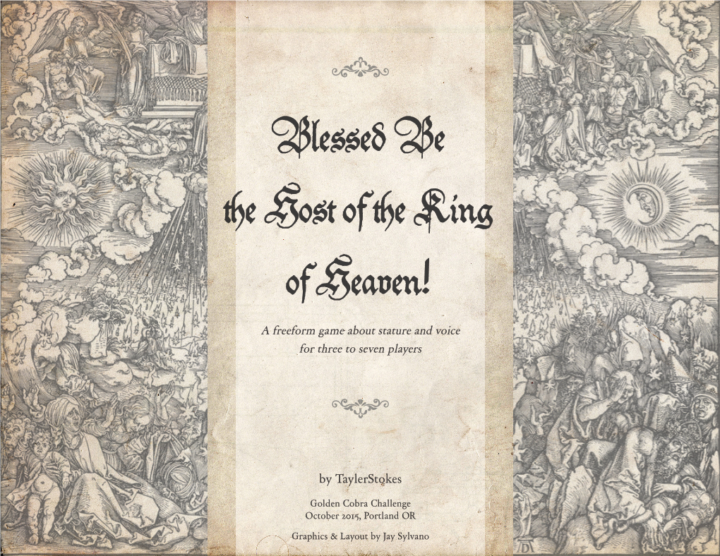 Blessed Be the Host of the King of Heaven!