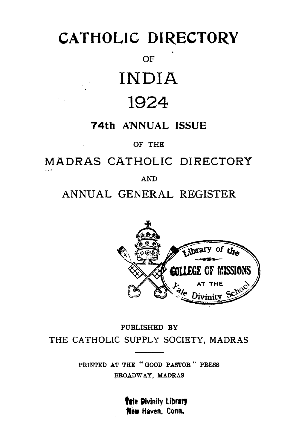 Catholic Directory