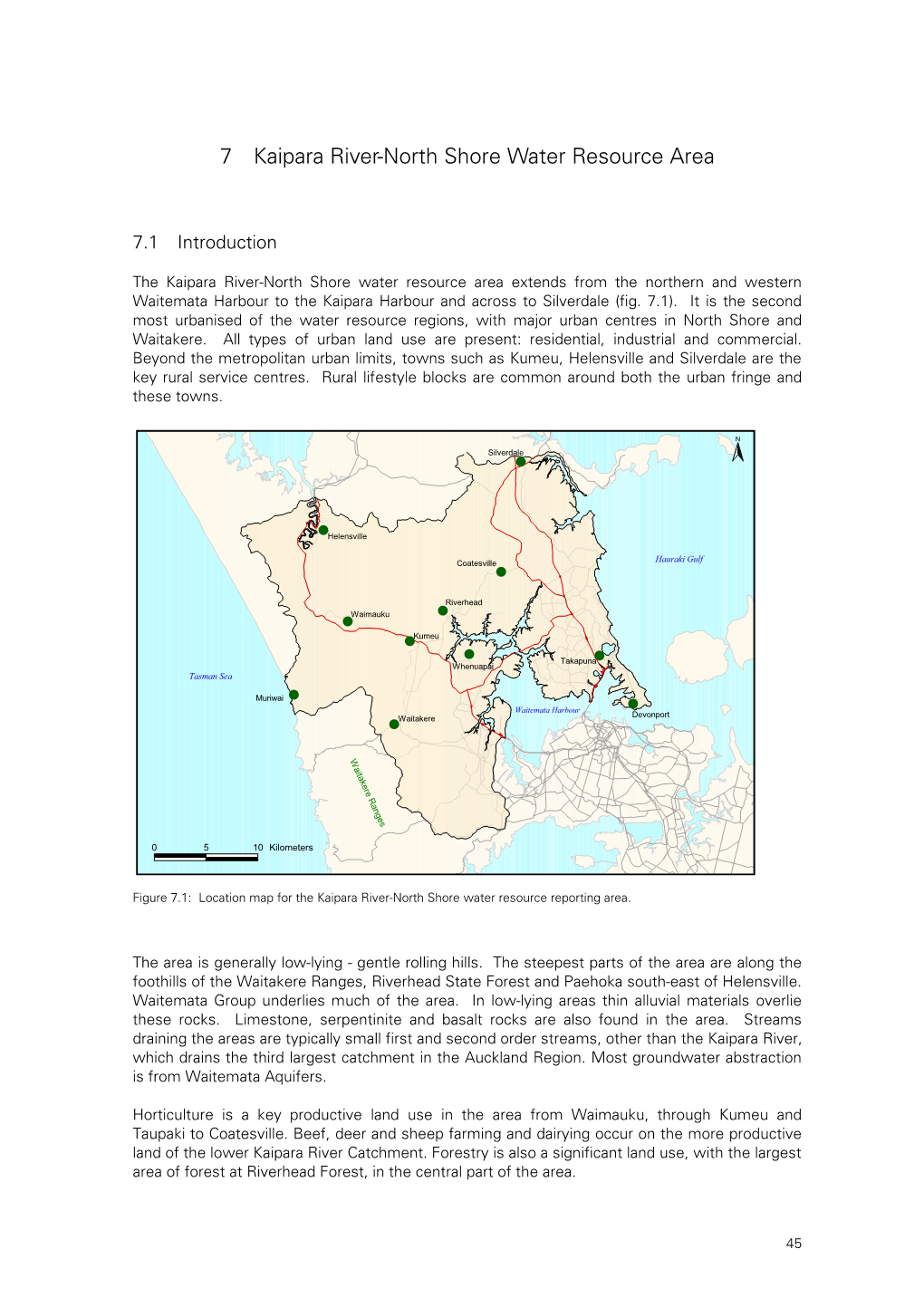 7 Kaipara River-North Shore Water Resource Area