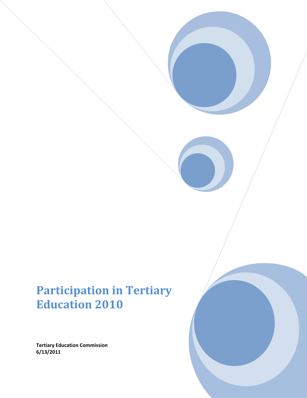 Participation in Tertiary Education 2010