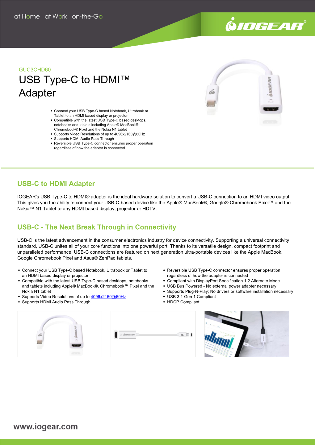 GUC3CHD60 Datasheet