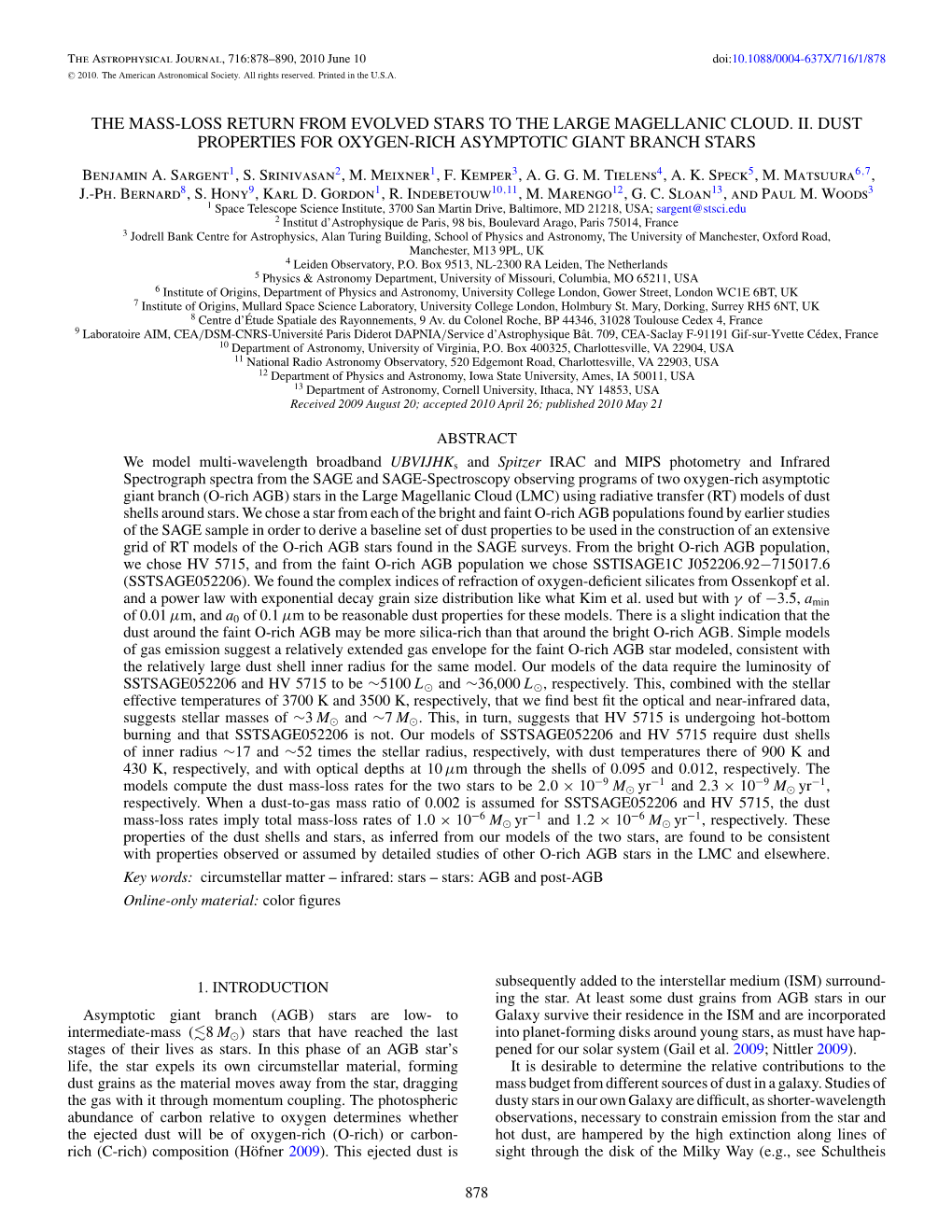 The Mass-Loss Return from Evolved Stars to the Large Magellanic Cloud