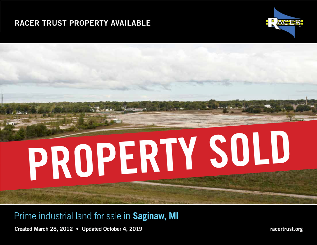 Prime Industrial Land for Sale in Saginaw, MI