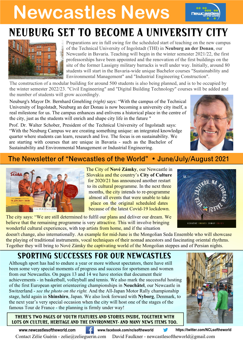 Newcastles Newsletter Number 37 May 2021