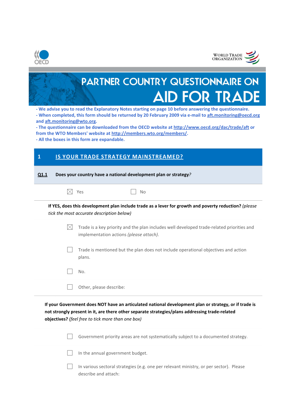 1 Is Your Trade Strategy Mainstreamed?