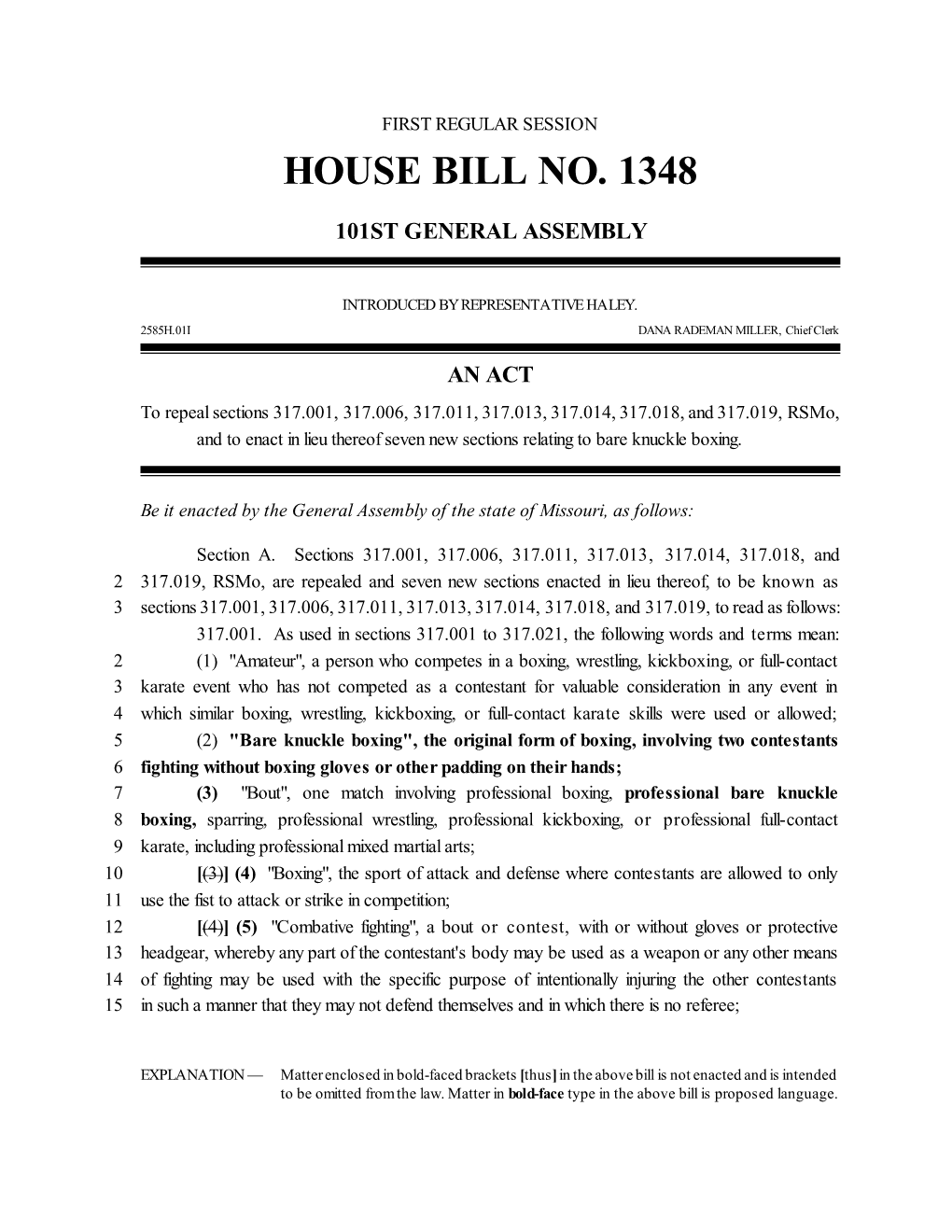 House Bill No. 1348