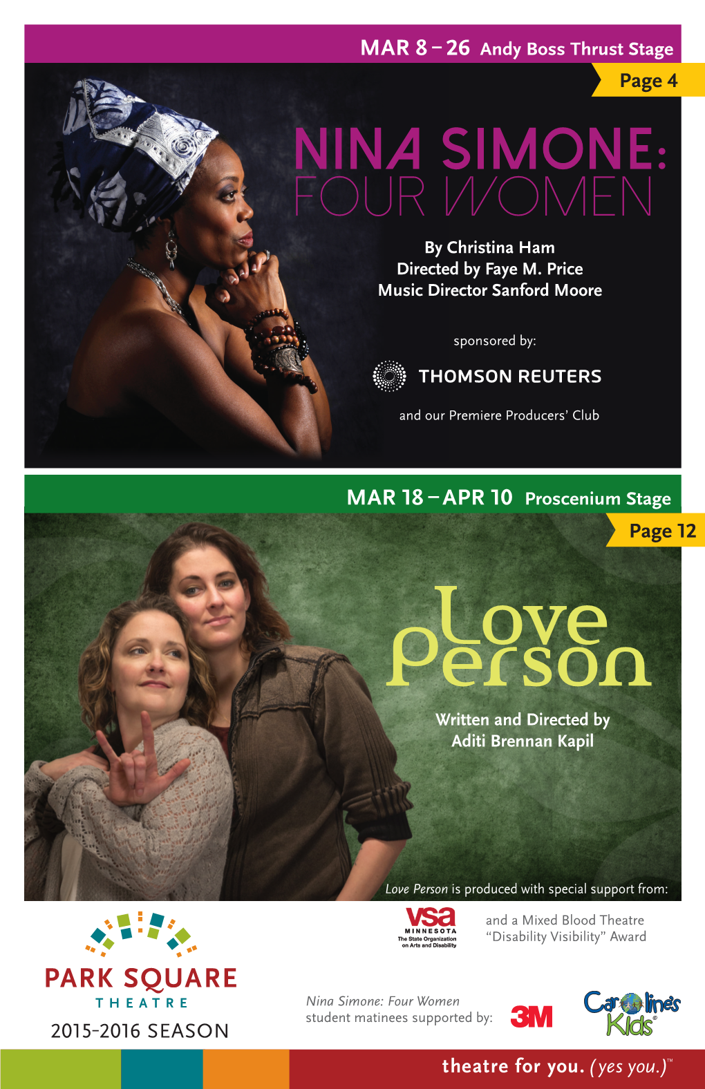 View/Download the Playbill