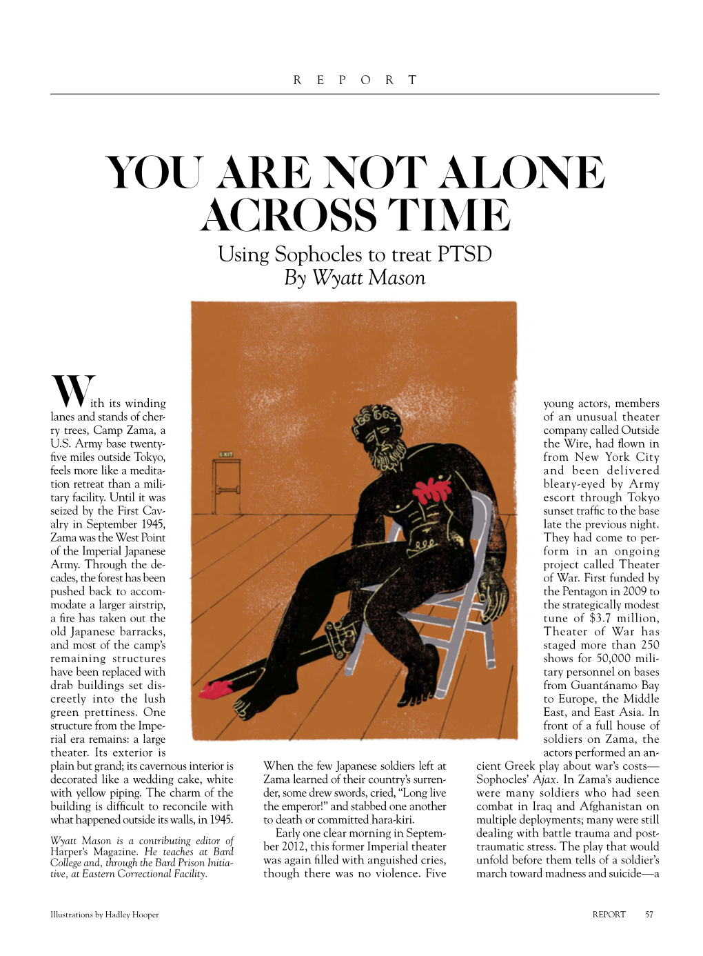 You Are Not Alone Across Time Using Sophocles to Treat PTSD by Wyatt Mason