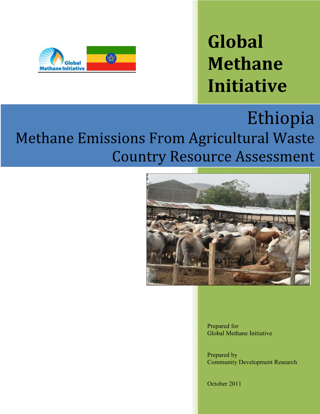 Ethiopia – Methane Emission from Agricultural Waste