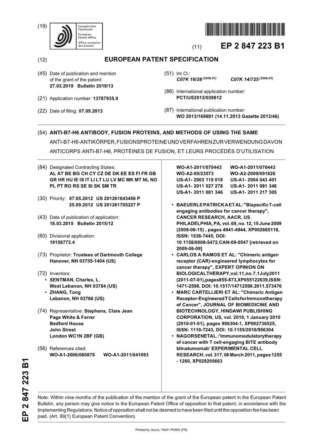 Anti-B7-H6 Antibody, Fusion Proteins, and Methods Of