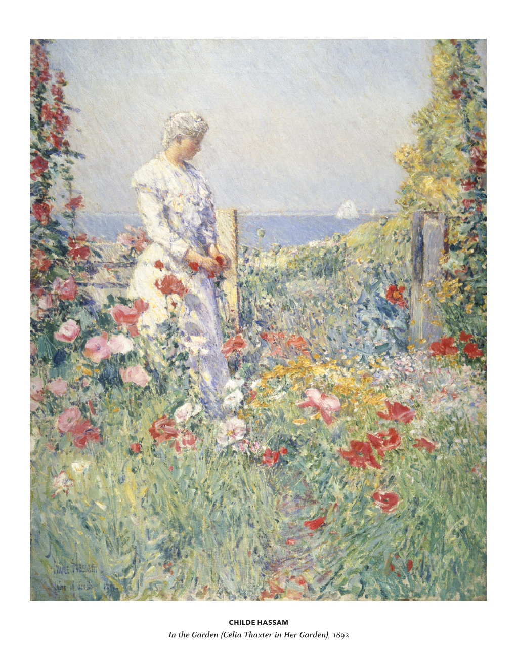 Celia Thaxter in Her Garden), 1892 the American Experience in the Classroom