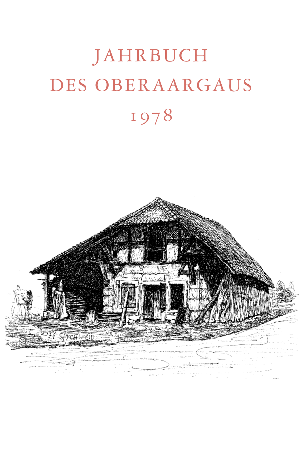 Jahrbuch Des Oberaargaus 1978