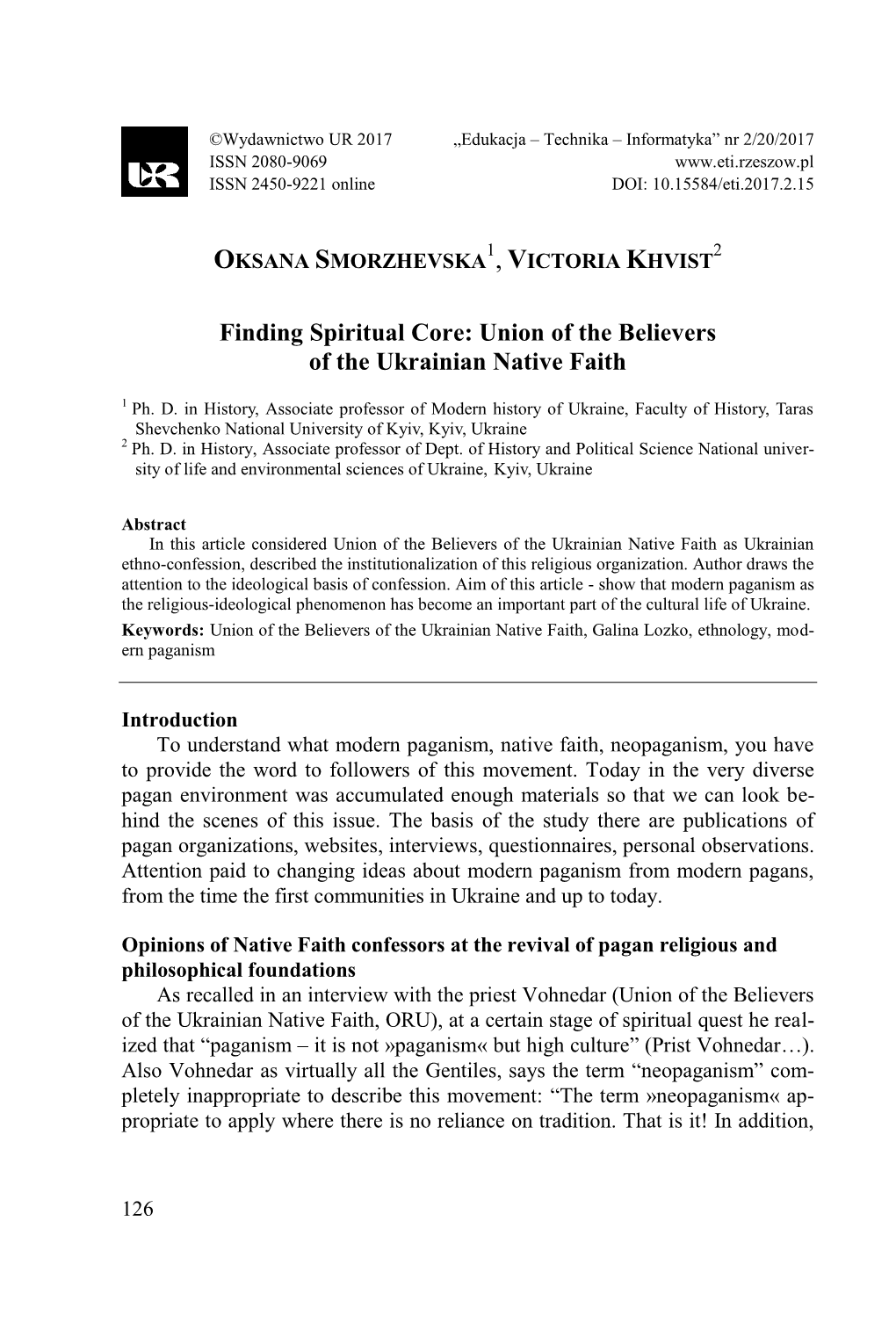 Union of the Believers of the Ukrainian Native Faith