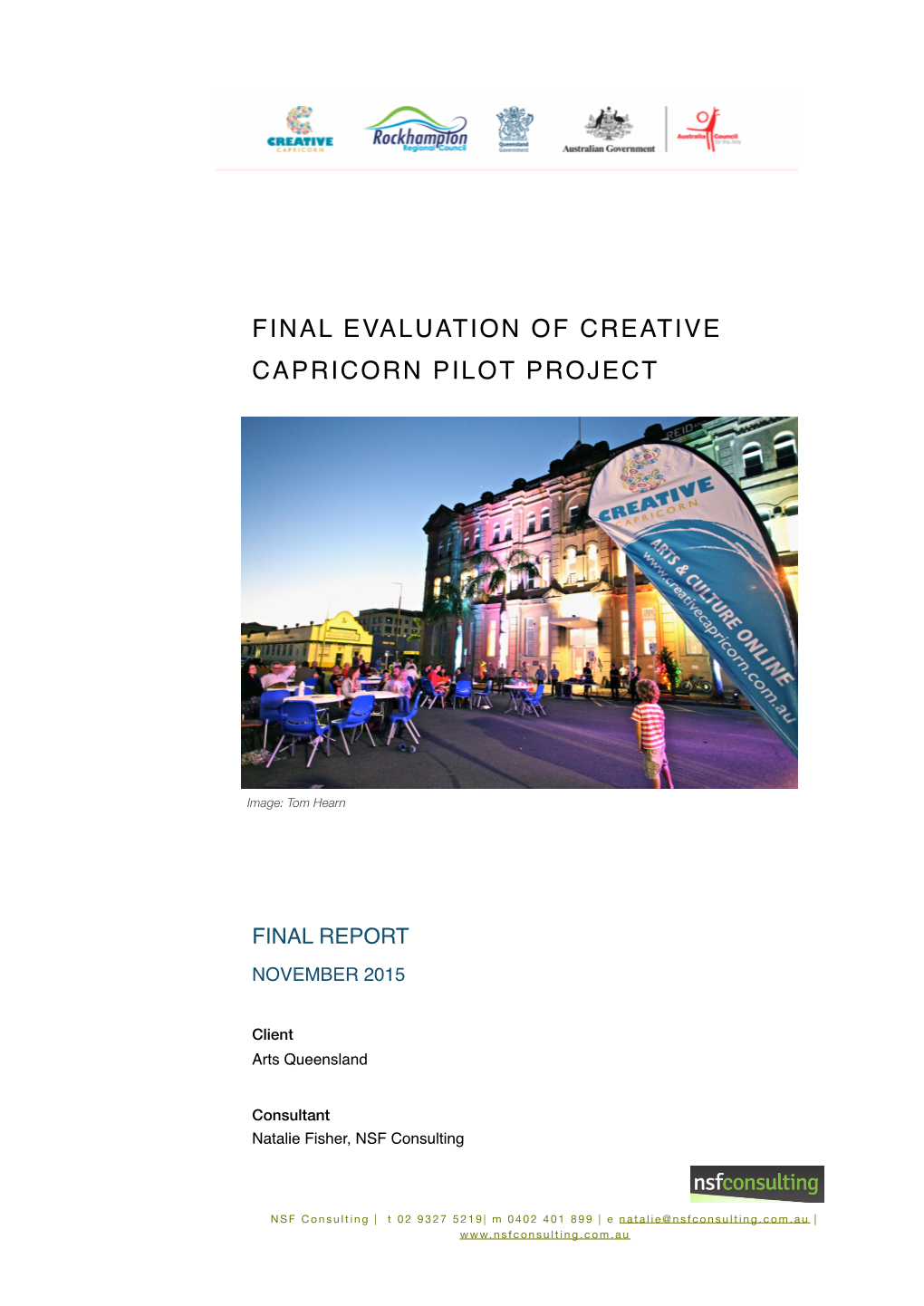 Creative Capricorn Evaluation FINAL REPORT.Pages