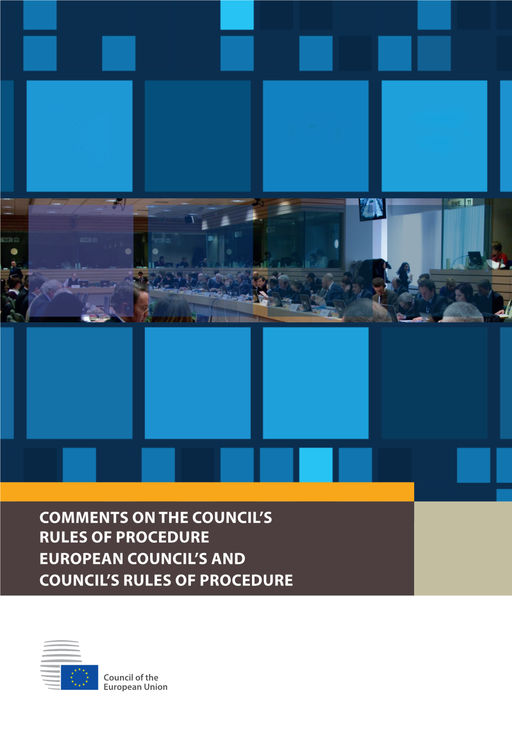 Comments on the Council's Rules of Procedure