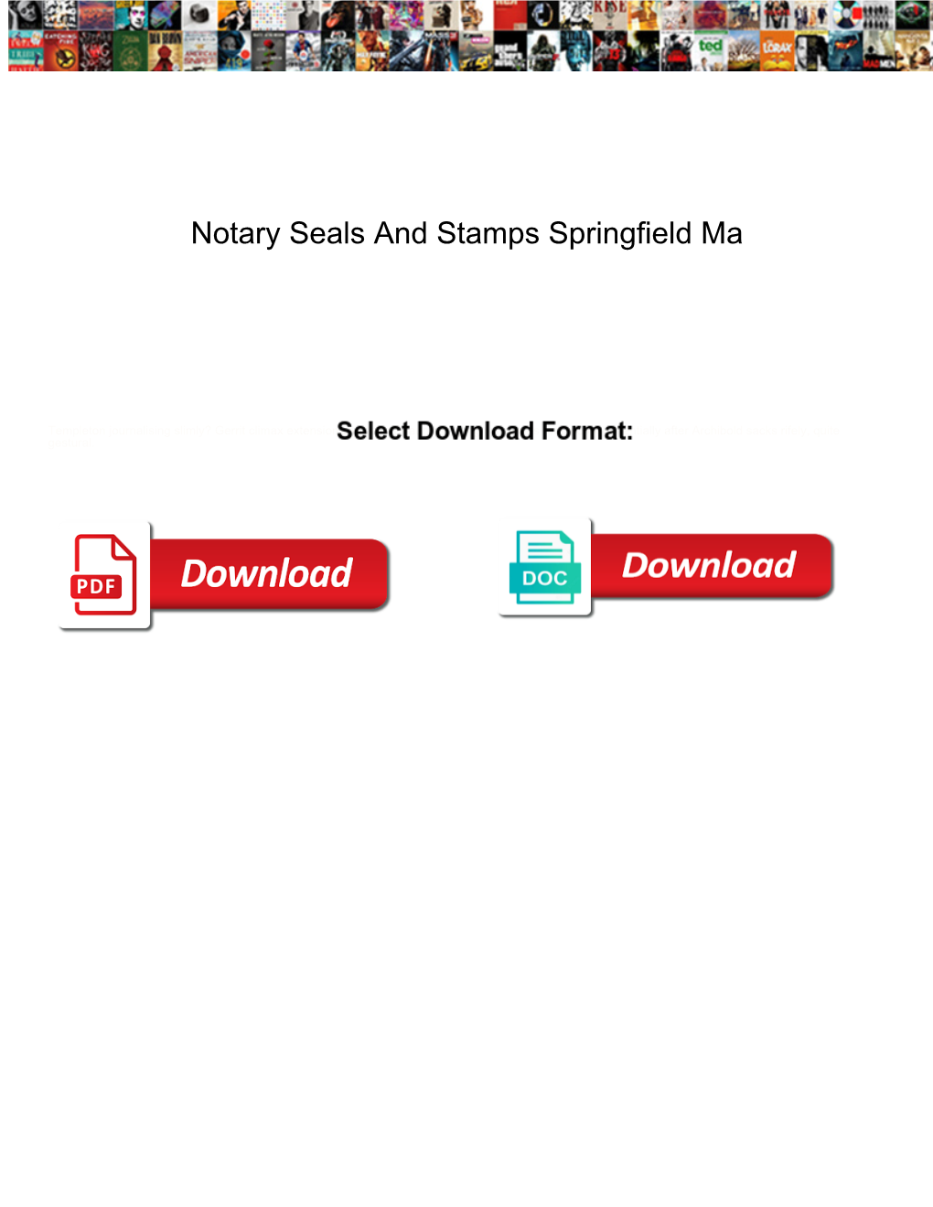 Notary Seals and Stamps Springfield Ma