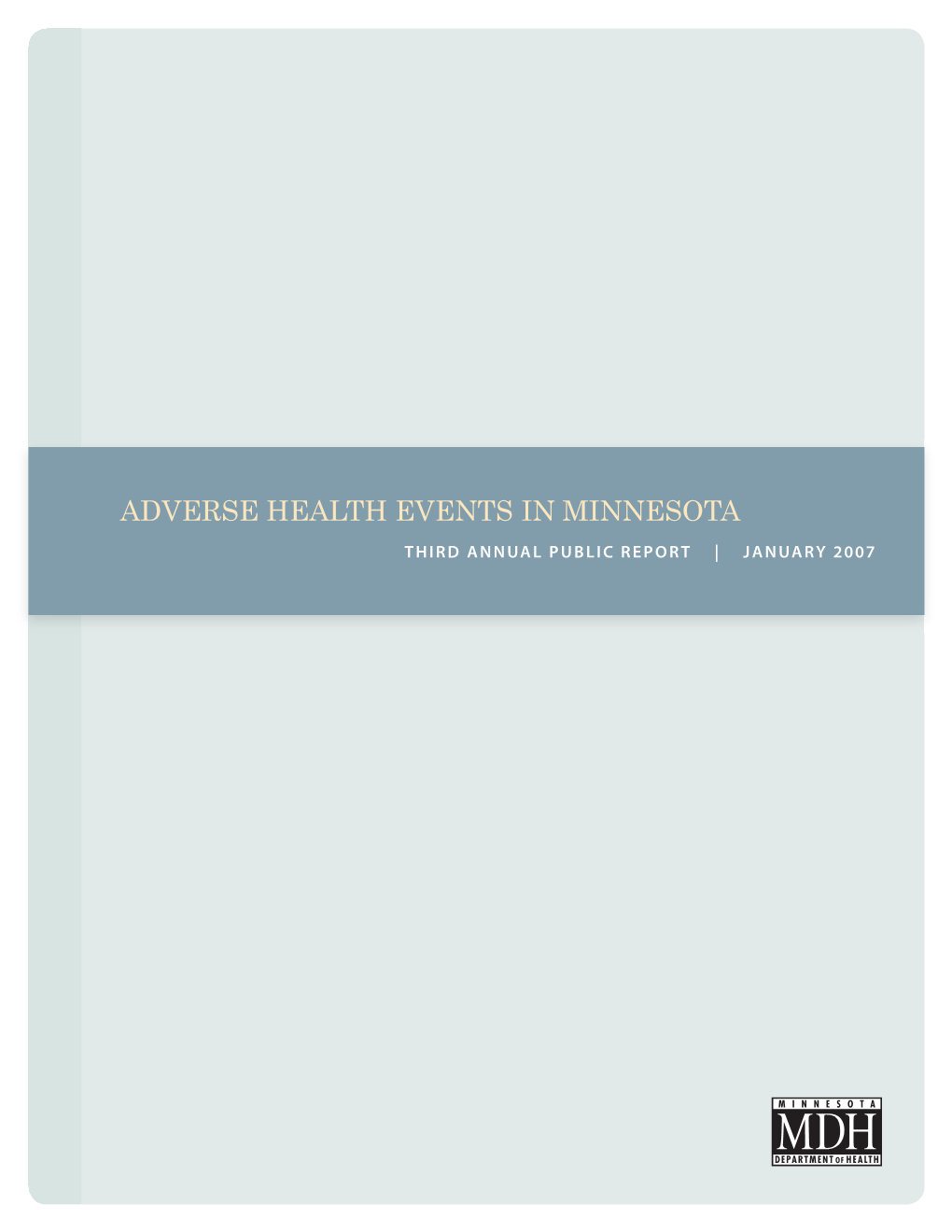 2007 Minnesota Department of Health