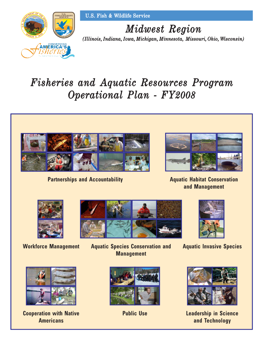 Midwest Region Fisheries and Aquatic Resources Program Operational Plan