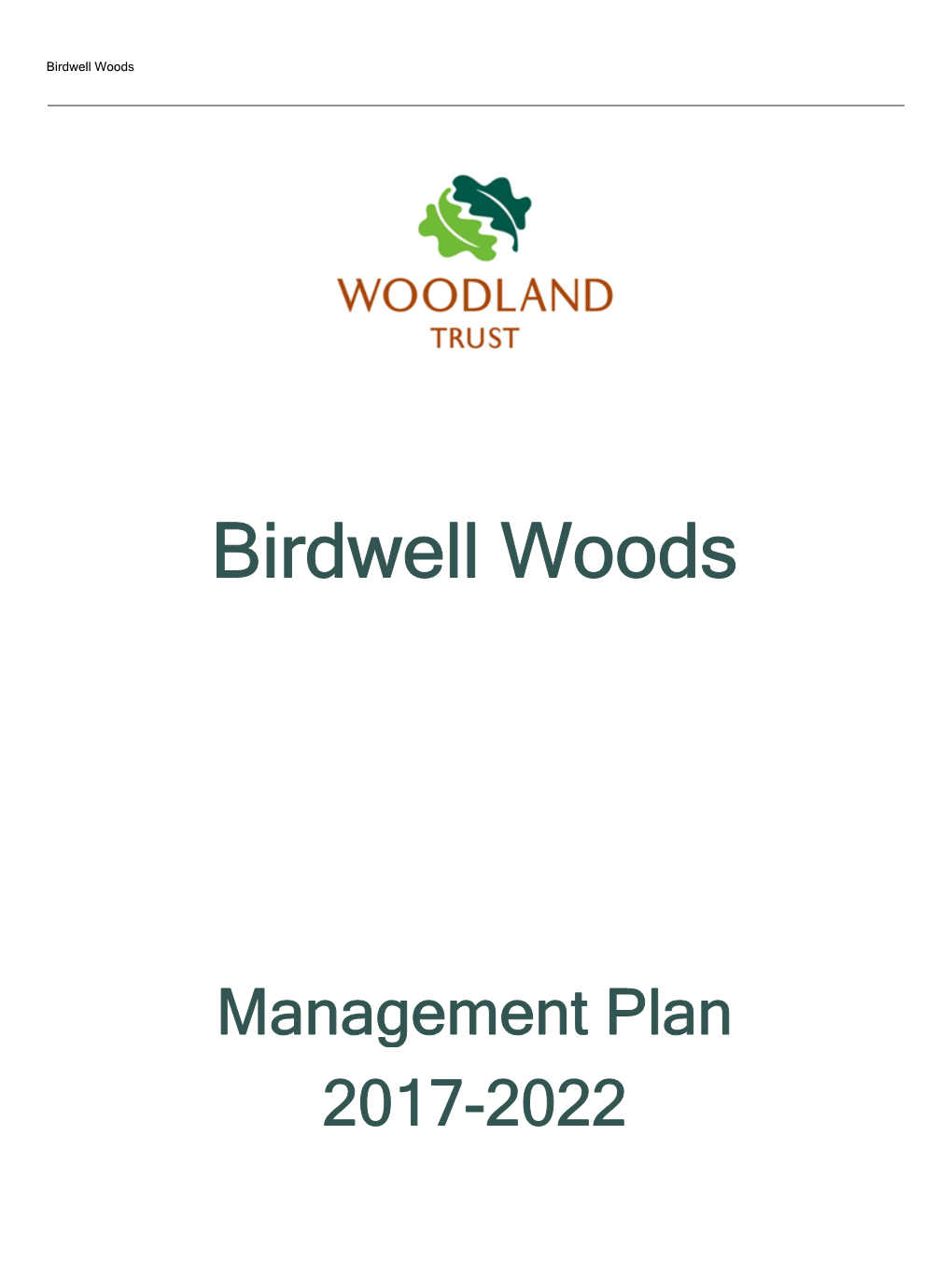 Birdwell Woods