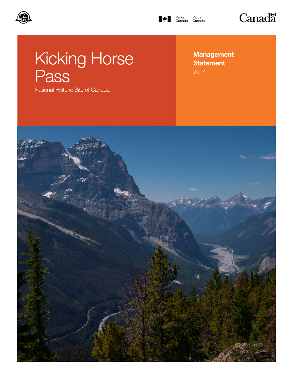 Kicking Horse Pass National Historic of Canada Management Statement