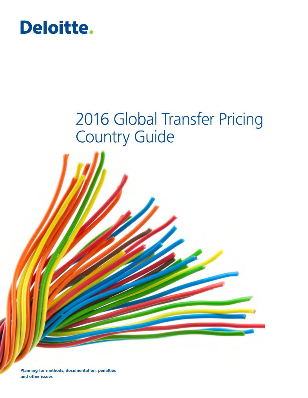 Download the PDF 2016 Global Transfer Pricing Country Guide