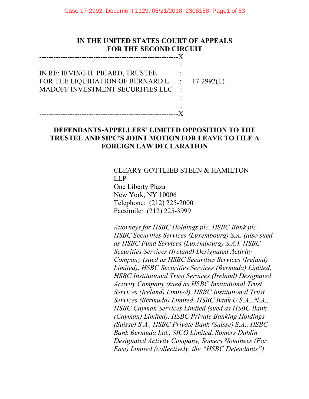 Case 17-2992, Document 1129, 05/21/2018, 2308158, Page1 of 53