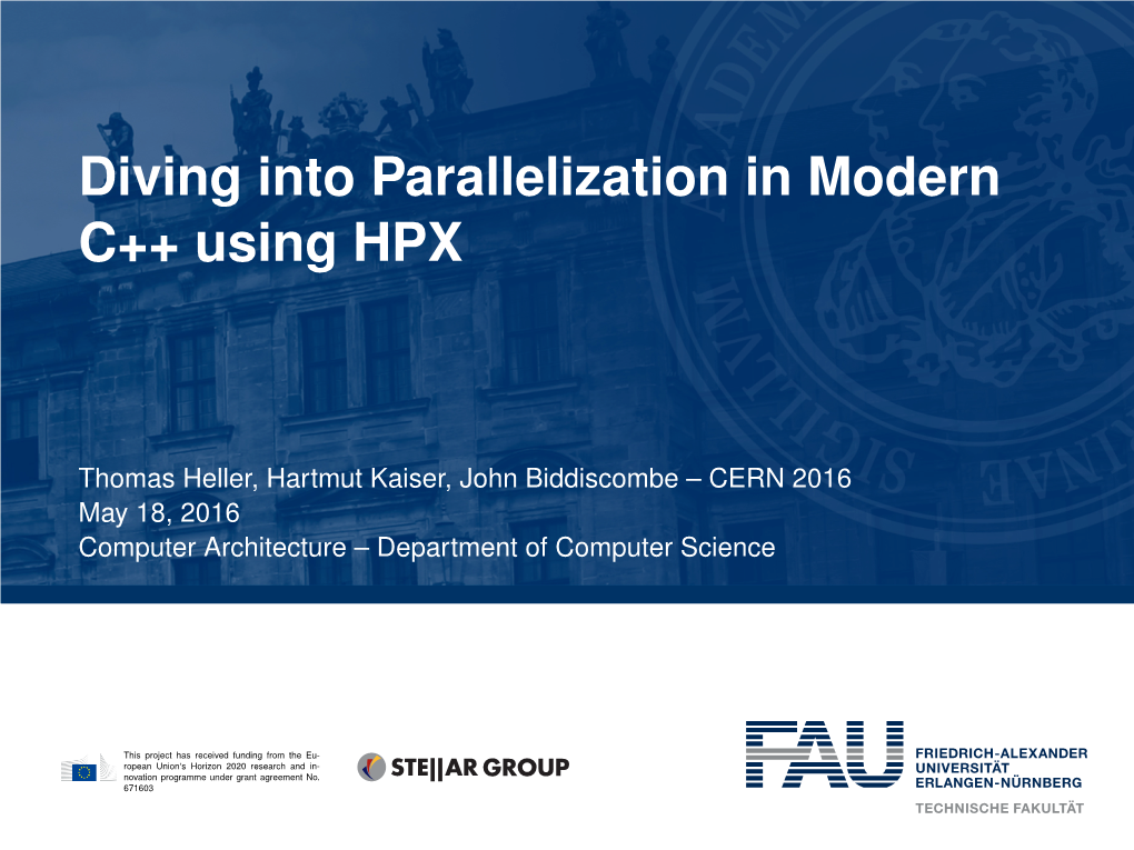 Diving Into Parallelization in Modern C++ Using HPX