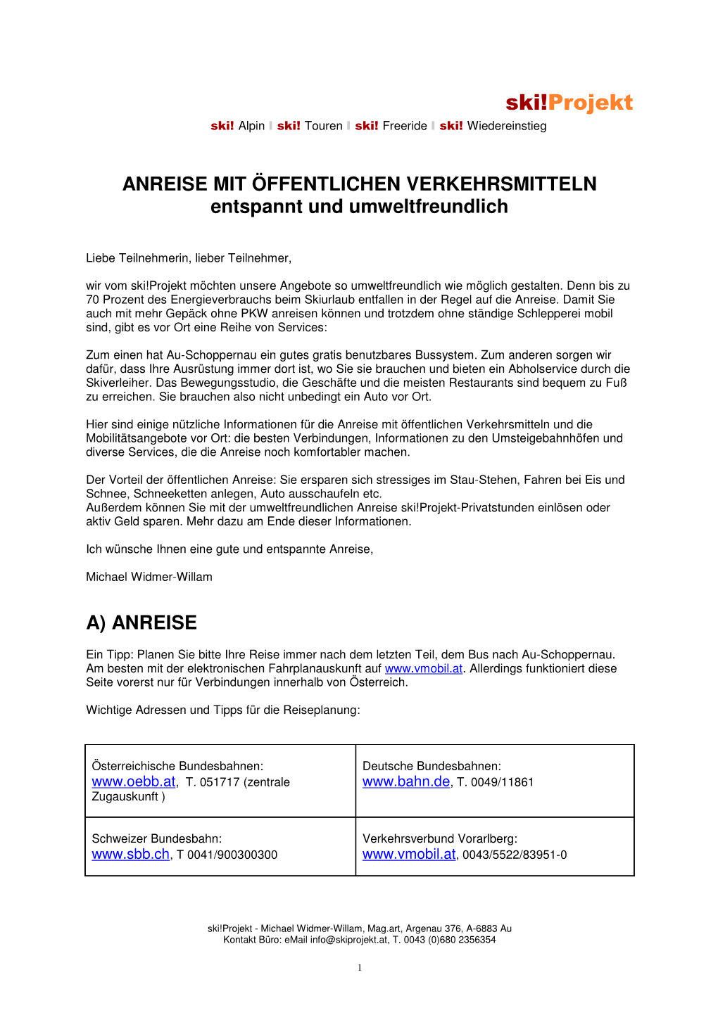 Anreise Mit Öffis Nach Au-Schoppernau