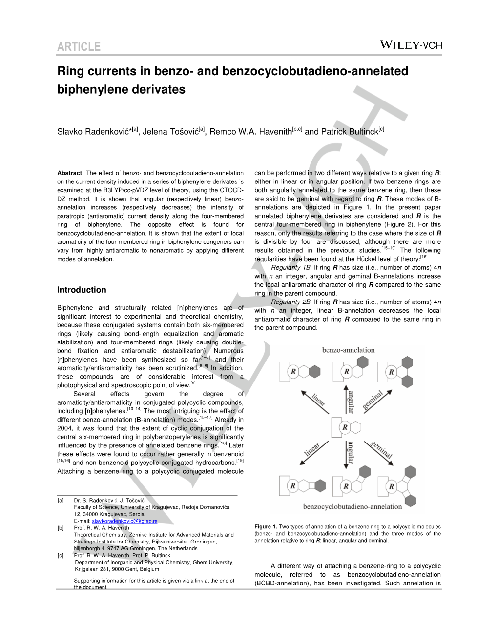 And Benzocyclobutadieno-Annelated Biphenylene Derivates