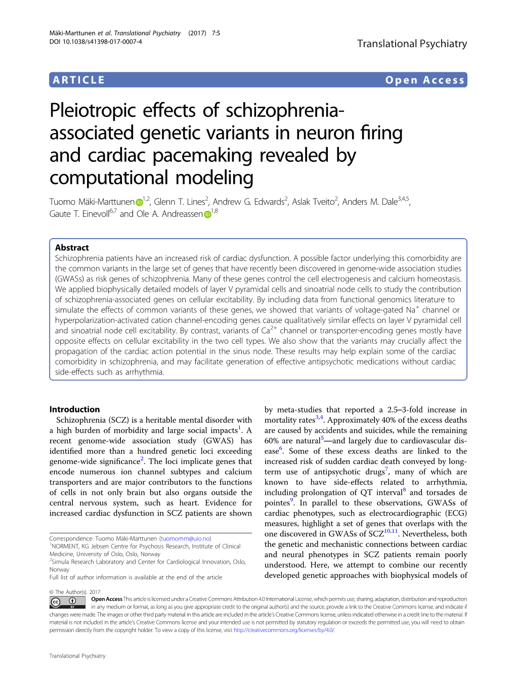 Pleiotropic Effects of Schizophrenia-Associated Genetic