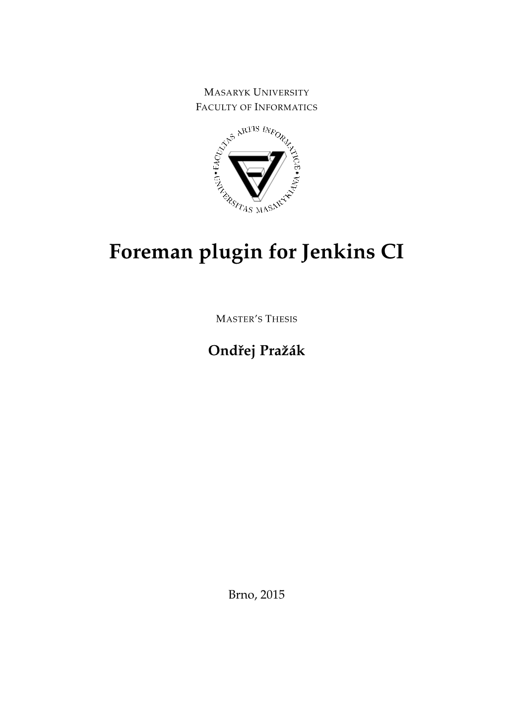 Foreman Plugin for Jenkins CI