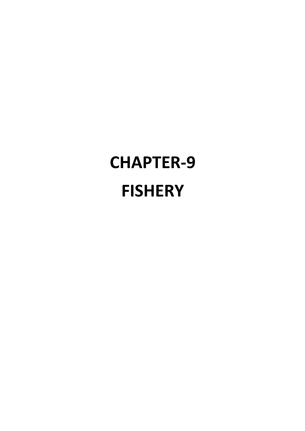 Chapter-9 Fishery