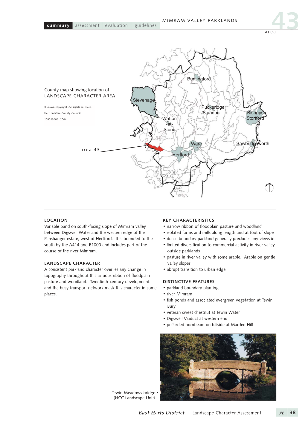 MIMRAM VALLEY PARKLANDS Summary Assessment Evaluation Guidelines Area43