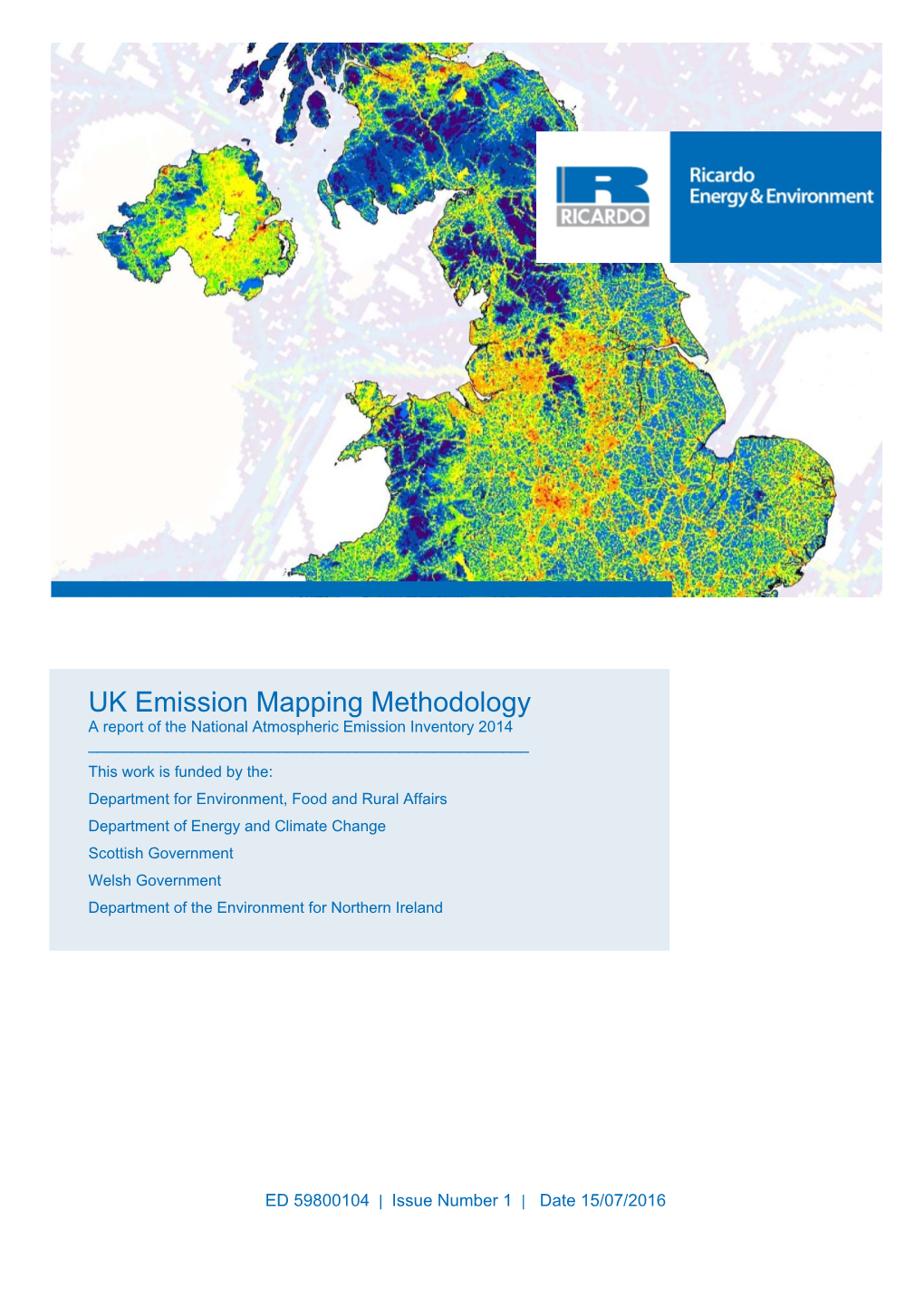 UK Emission Mapping Methodology