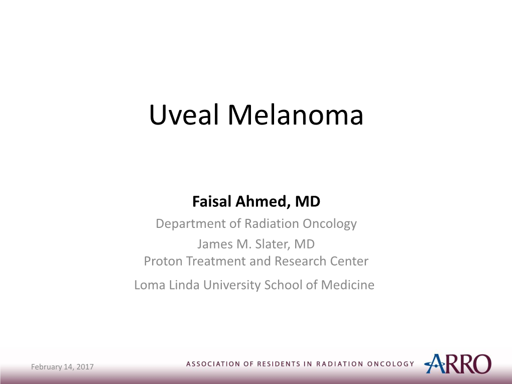 Uveal Melanoma