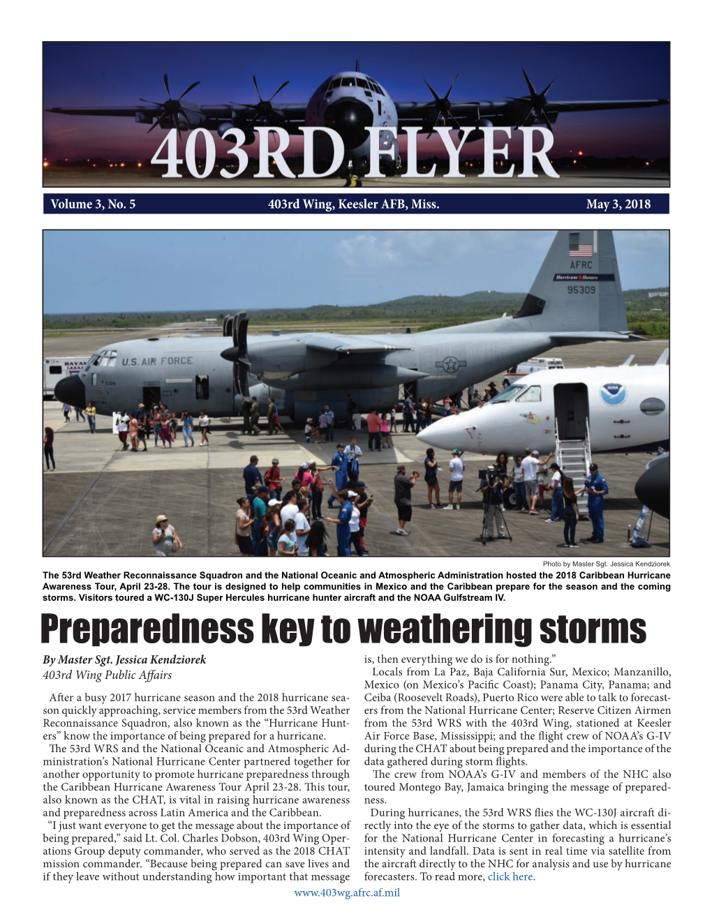 Preparedness Key to Weathering Storms by Master Sgt