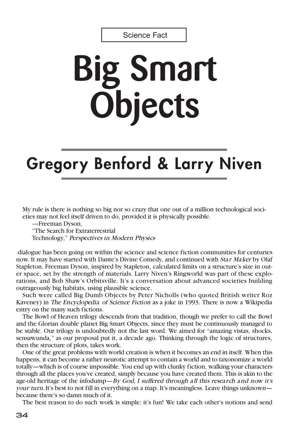 Big Smart Objects