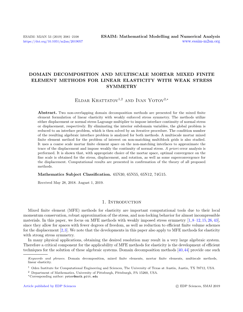 Domain Decomposition and Multiscale Mortar Mixed Finite Element Methods for Linear Elasticity with Weak Stress Symmetry