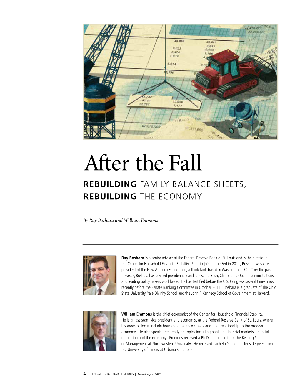 After the Fall Rebuilding Family Balance Sheets, Rebuilding the Economy