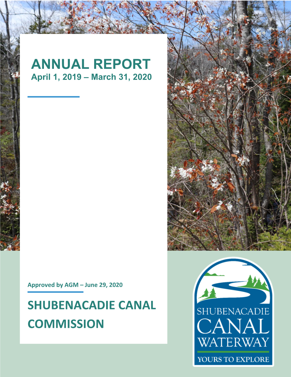 ANNUAL REPORT April 1, 2019 – March 31, 2020